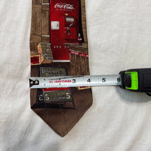 Mens Vintage Coca Cola Tie - Picture 3 of 5